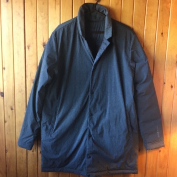 Cole Haan Down Filled Reversible Coat Jacket water resistant. Snaps to fasten - Picture 1 of 10